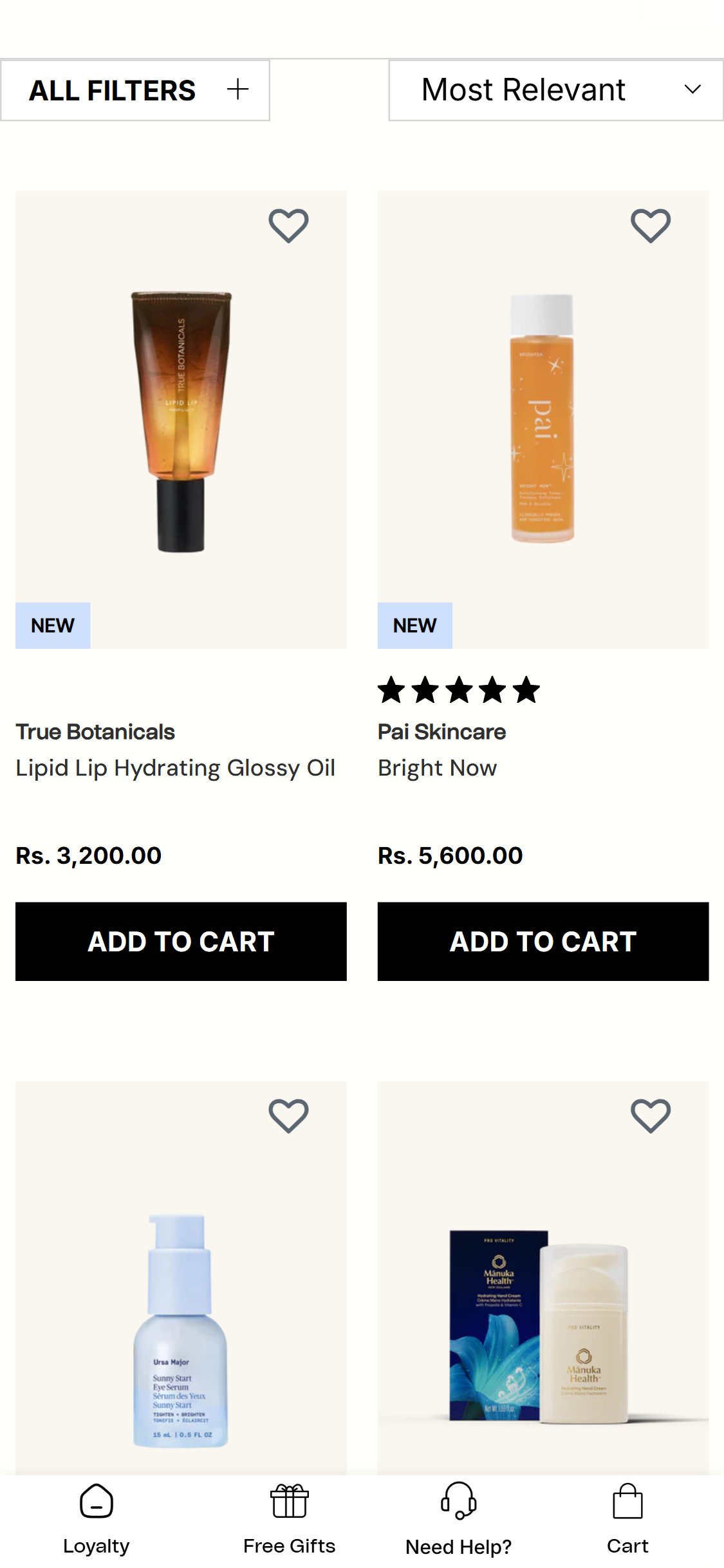 The Detox Market — 'Best Seller' and 'New' Badges on Product Cards